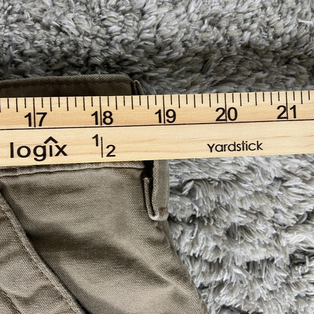 Carhartt Loose Fit Canvas Utility Work Trousers Mens 38x34 Light Brown Carpenter